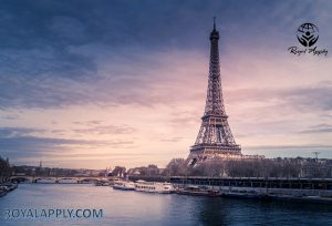 برج ایفل پاریس در غروب